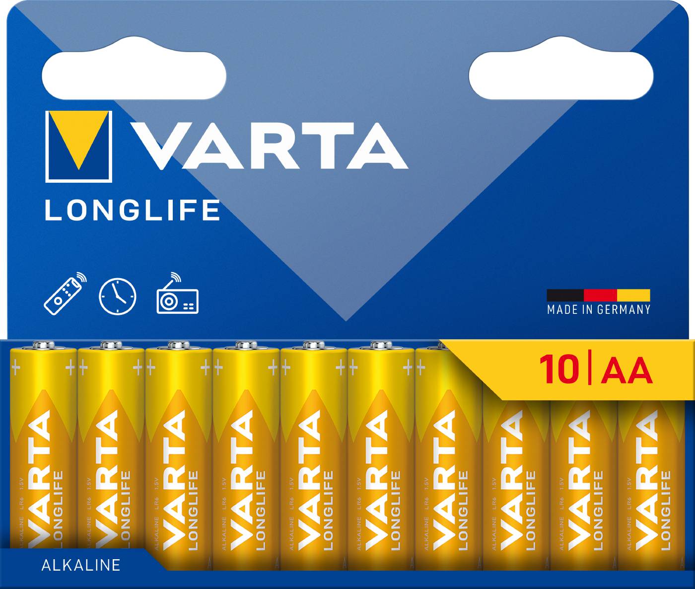 Alkaliska batterier Longlife