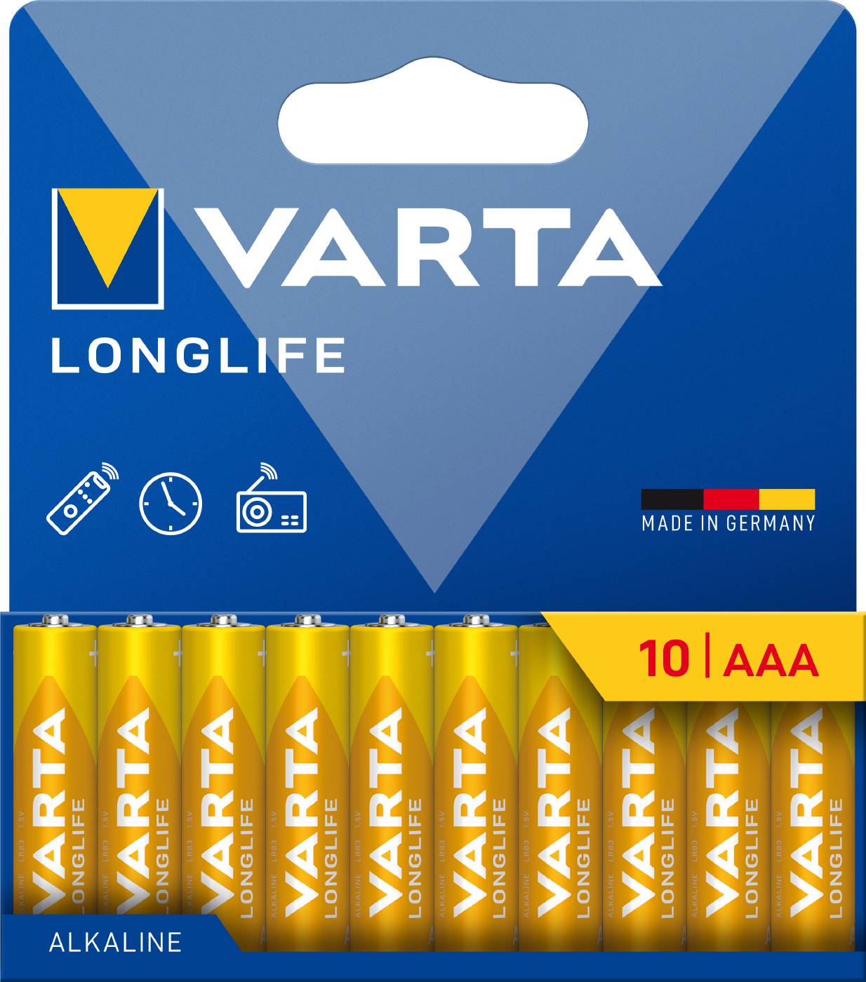 Alkaliska batterier Longlife