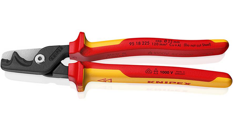 Kabelsax med stegvis kapning 9511, 9512, 9518 Knipex
