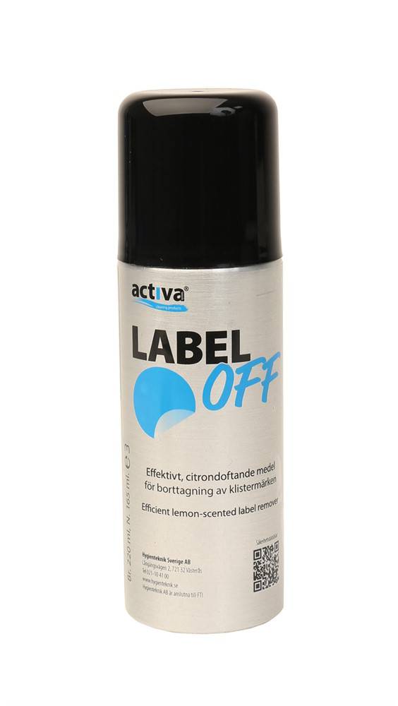 Etikettborttagning Label Off Activa
