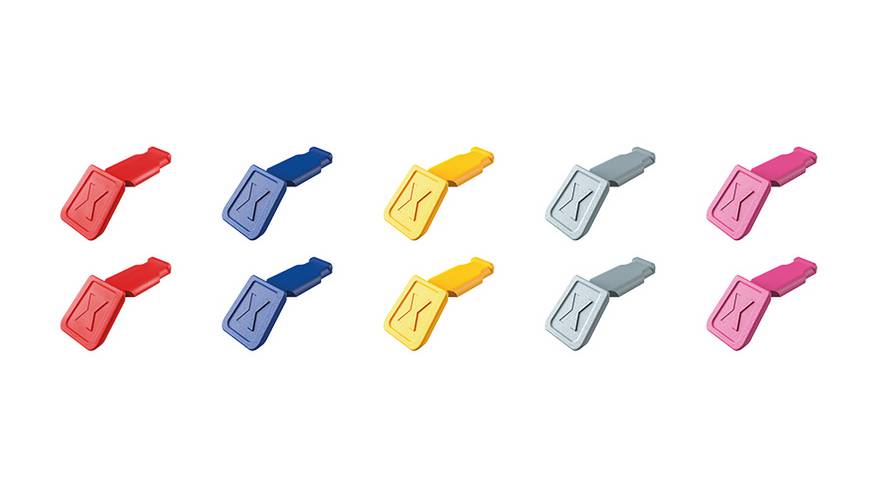 Clips med färgkod 00 61 10 C V01 Knipex – bild 2