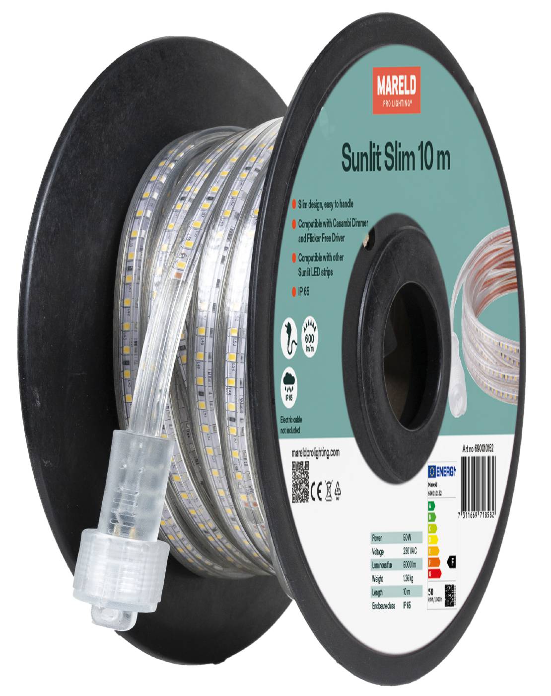 Ledslinga Sunlit Mareld Slim 20 M