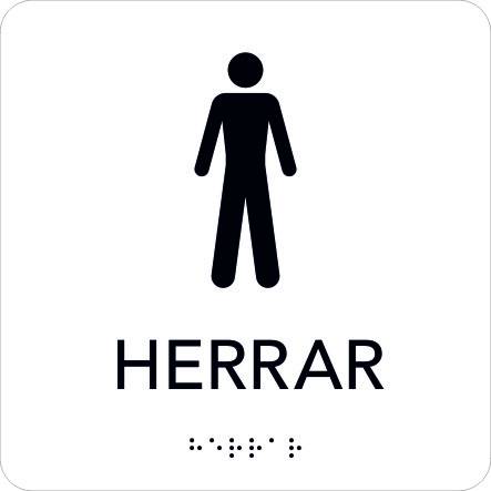 Taktil Skylt Herrar Unigraphics