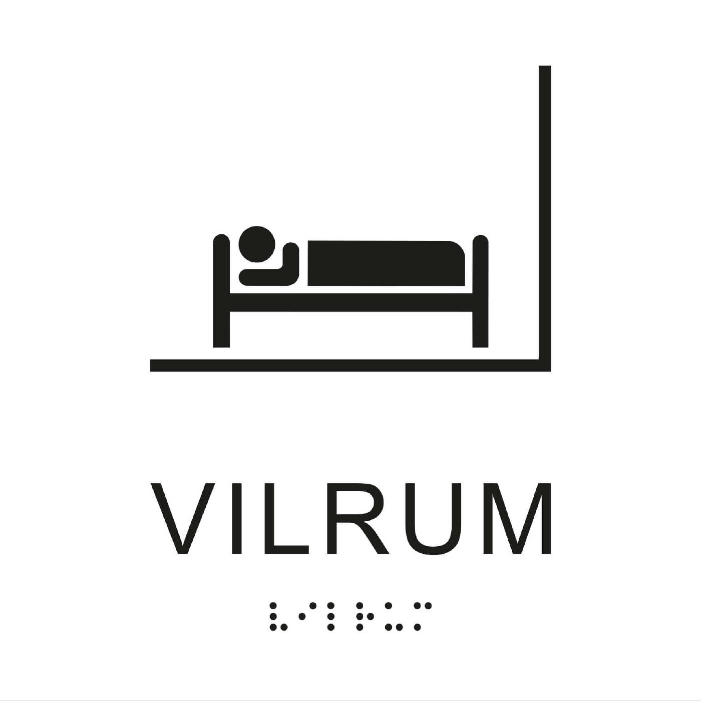 Taktil Skylt Vilrum Unigraphics