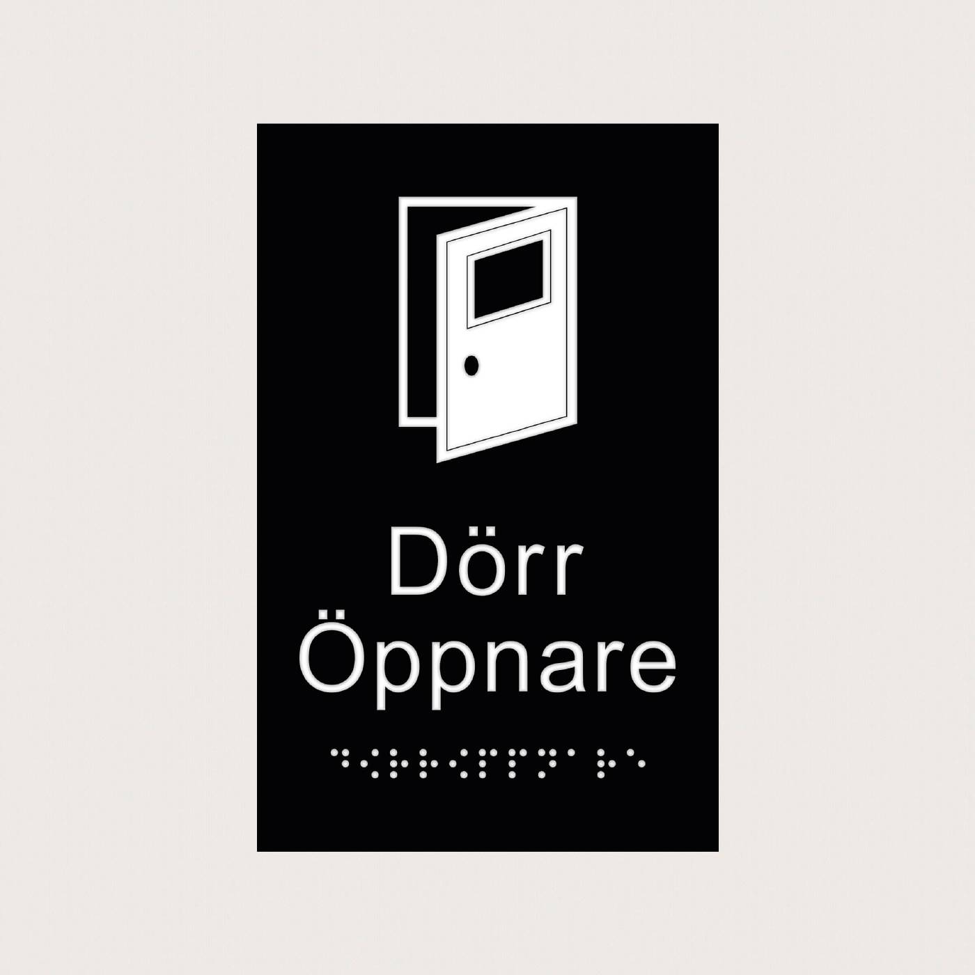 Taktil Skylt Dörr Öppnare Unigraphics