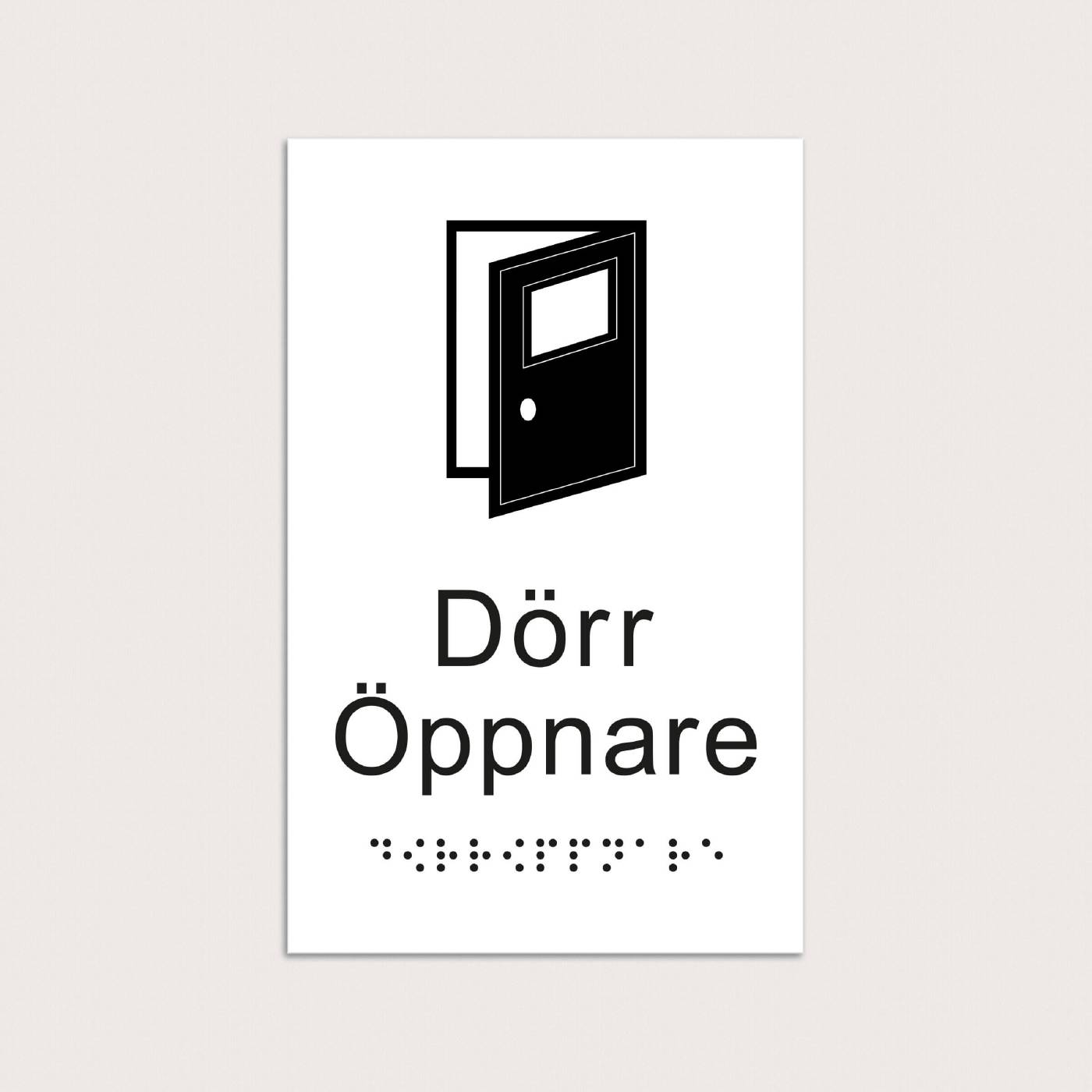 Taktil Skylt Dörr Öppnare Unigraphics