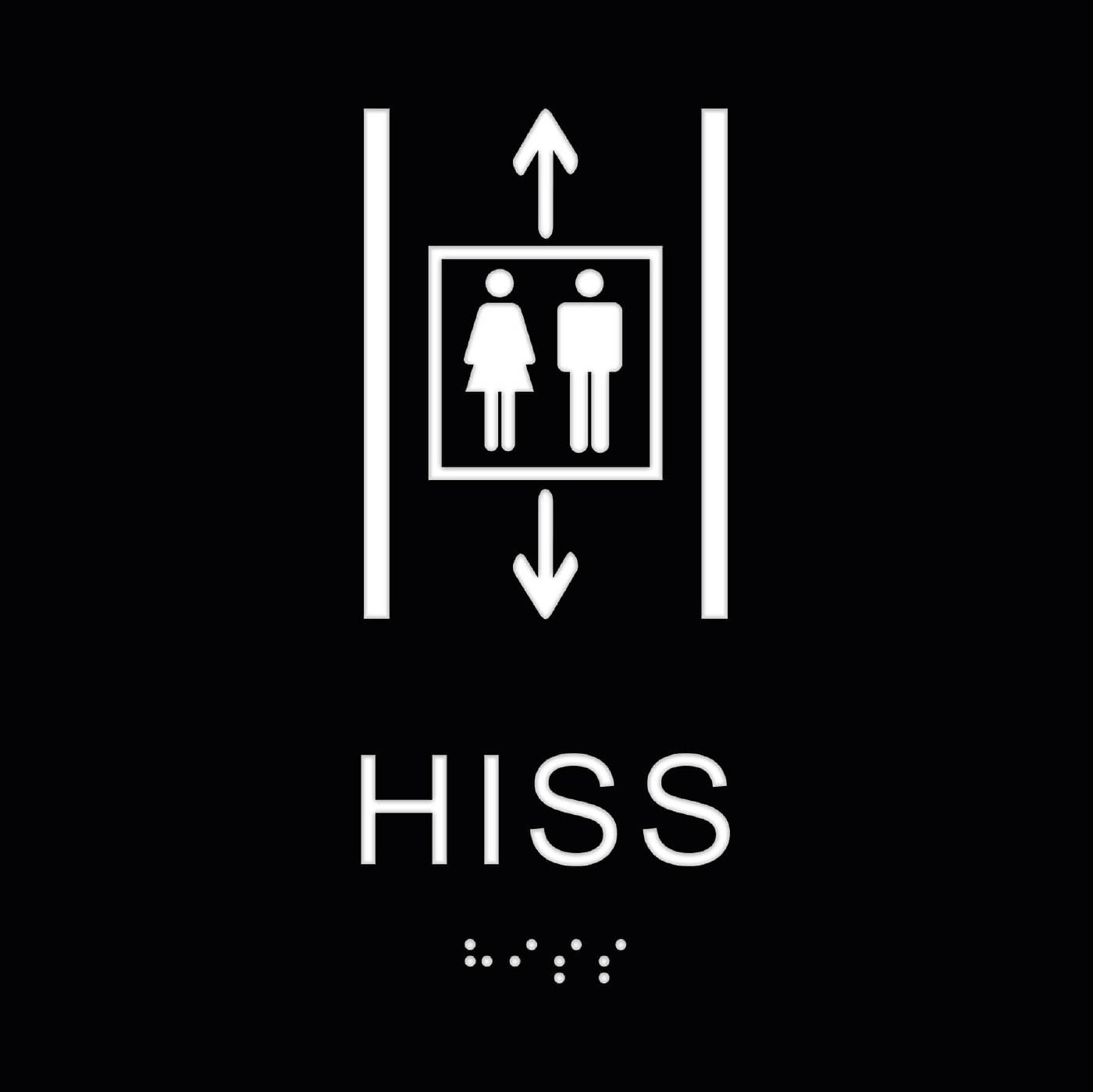 Taktil Skylt Hiss Unigraphics