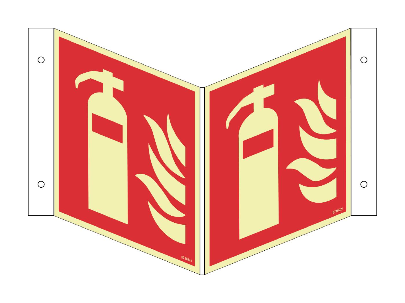 Brandskylt Unigraphics Brandsläckare plog ISO