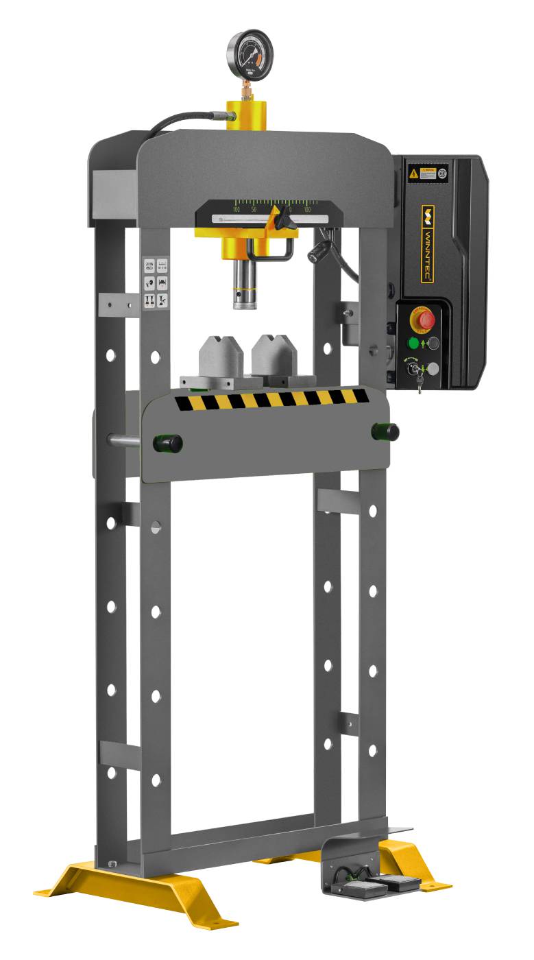 Verkstadspress golv elektrisk Winntec