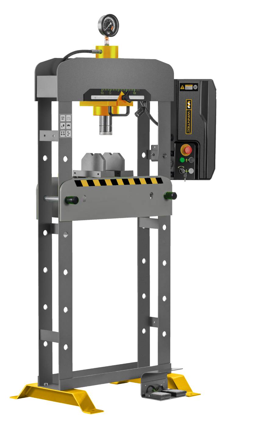 Verkstadspress golv elektrisk Winntec