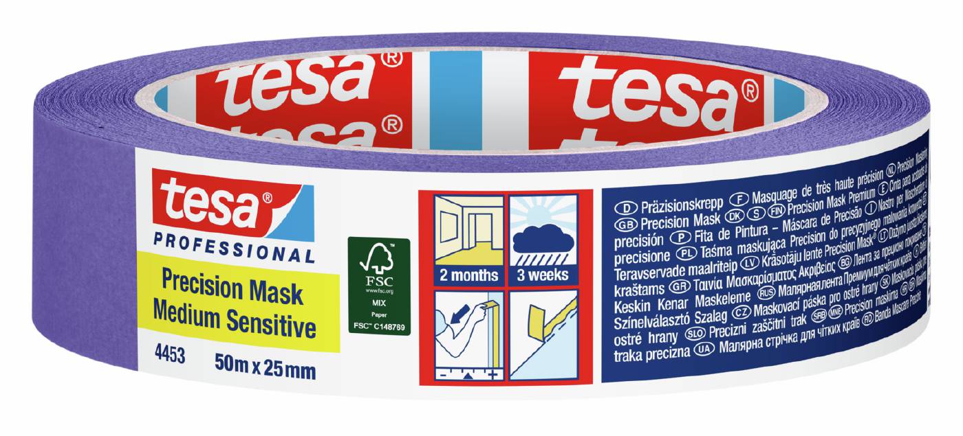 Maskeringstejp 4453 Precision Mask Medium Sensitive Tesa