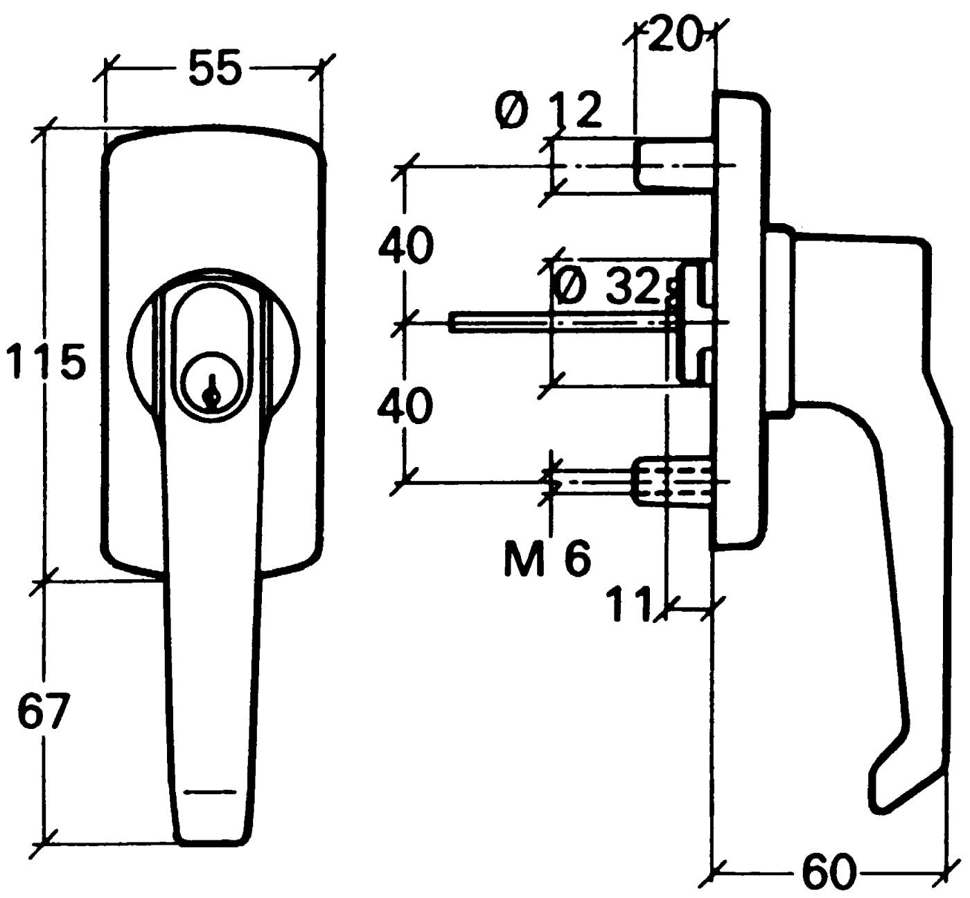 Ytterhandtag Fix 1100, 1105 – bild 2
