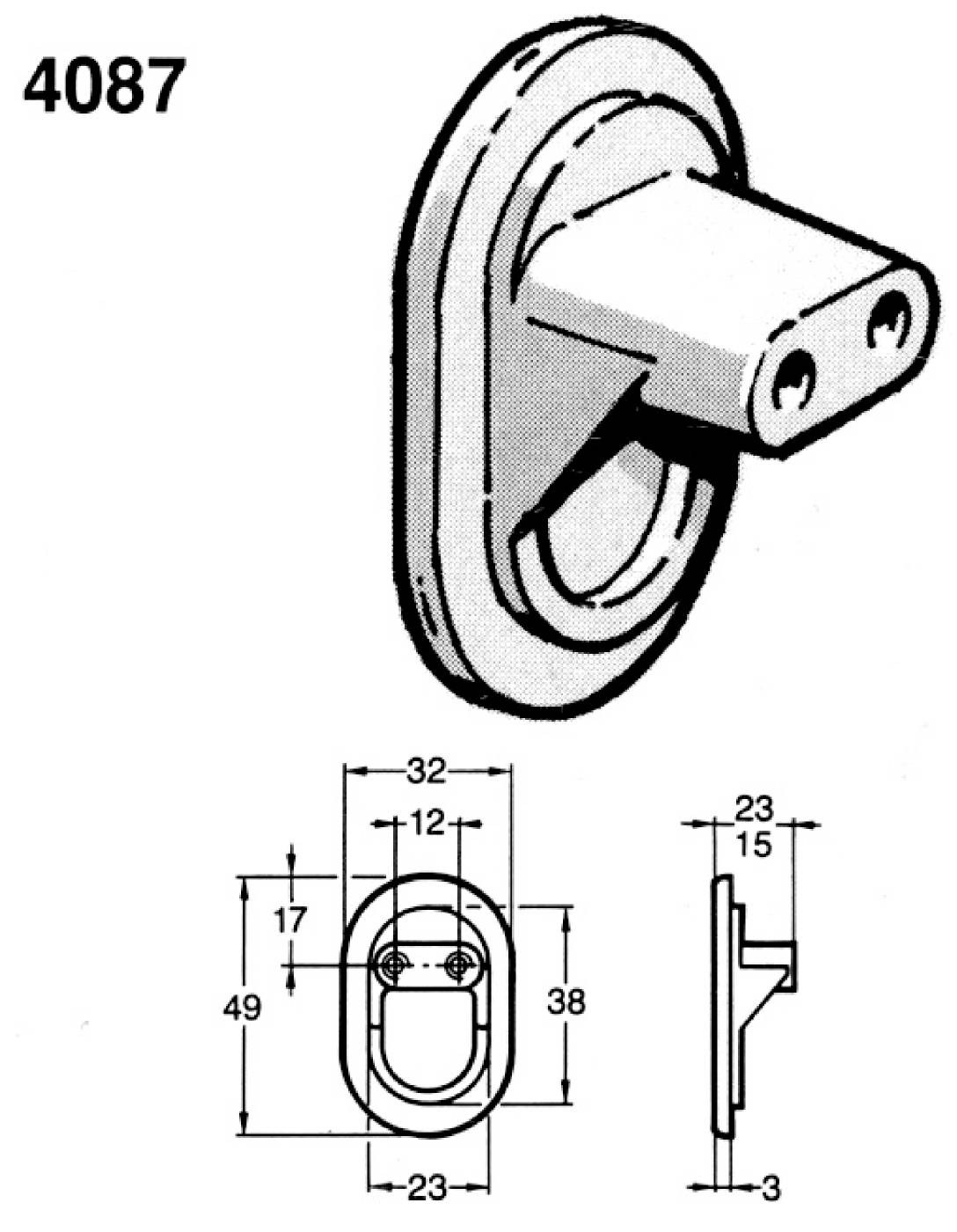 Täckbricka Fix 4087