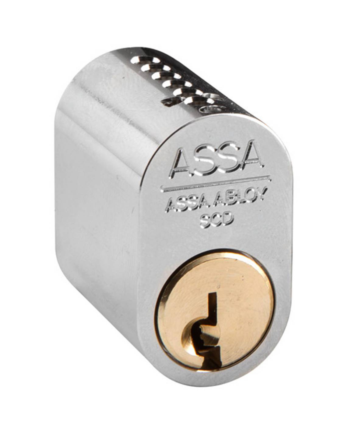 Låscylinder ASSA D12 oval