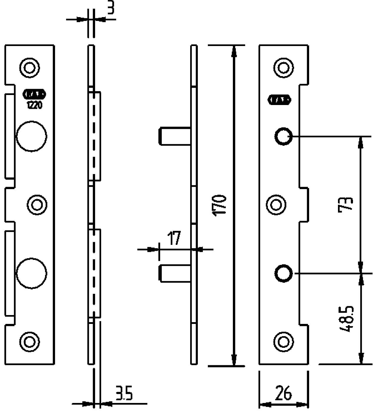 Bakkantsbeslag FAS 1220 – bild 2