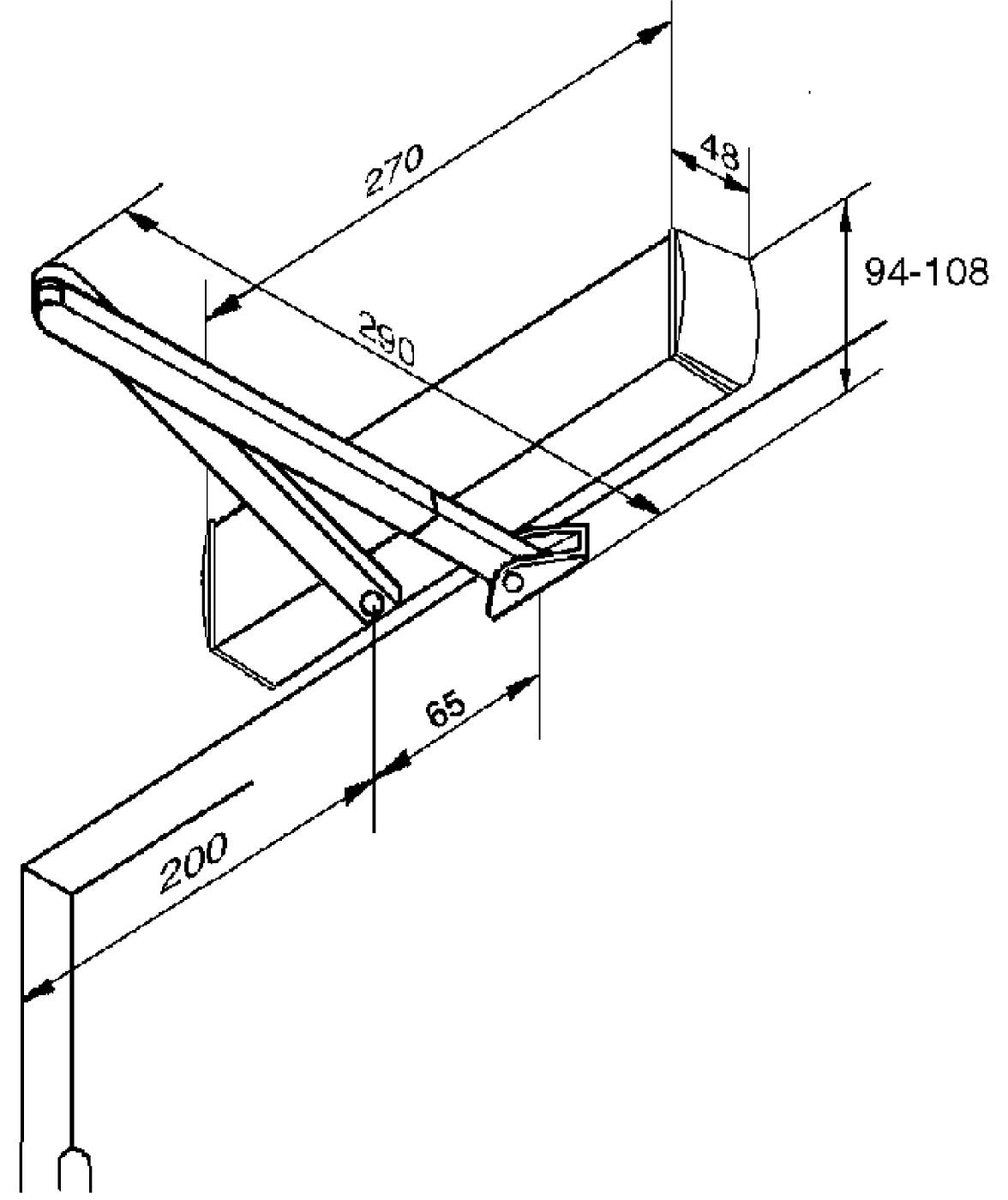 Standardarm Assa L190, L199, L198 – bild 2