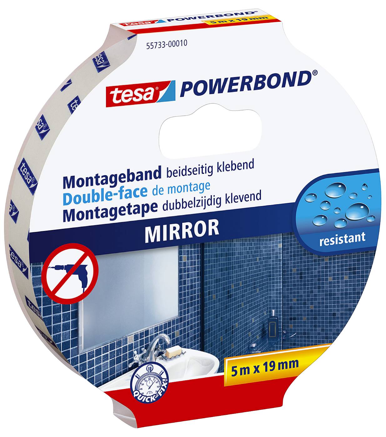 Monteringstejp dubbelhäftande för inomhusbruk tesa 4952, 55732, 55733 – bild 2