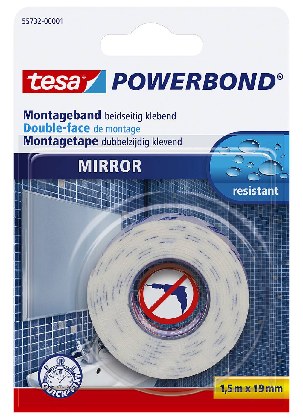 Monteringstejp dubbelhäftande för inomhusbruk tesa 4952, 55732, 55733 – bild 3