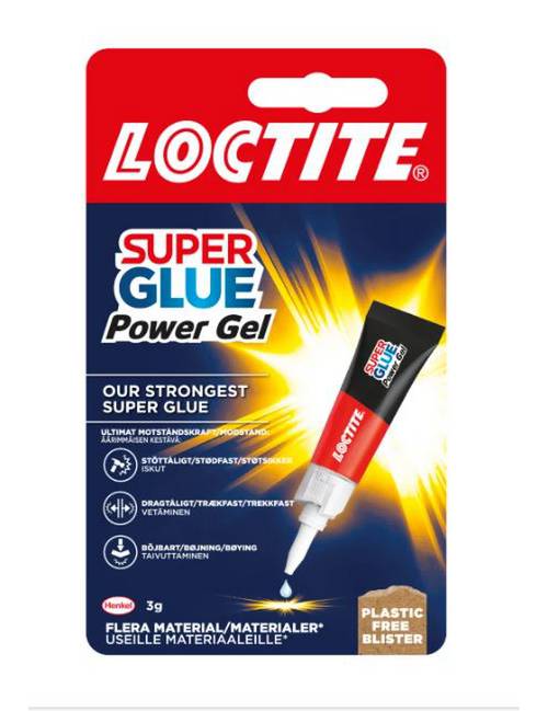 Snabblim Loctite Superlim Power Gel – bild 2
