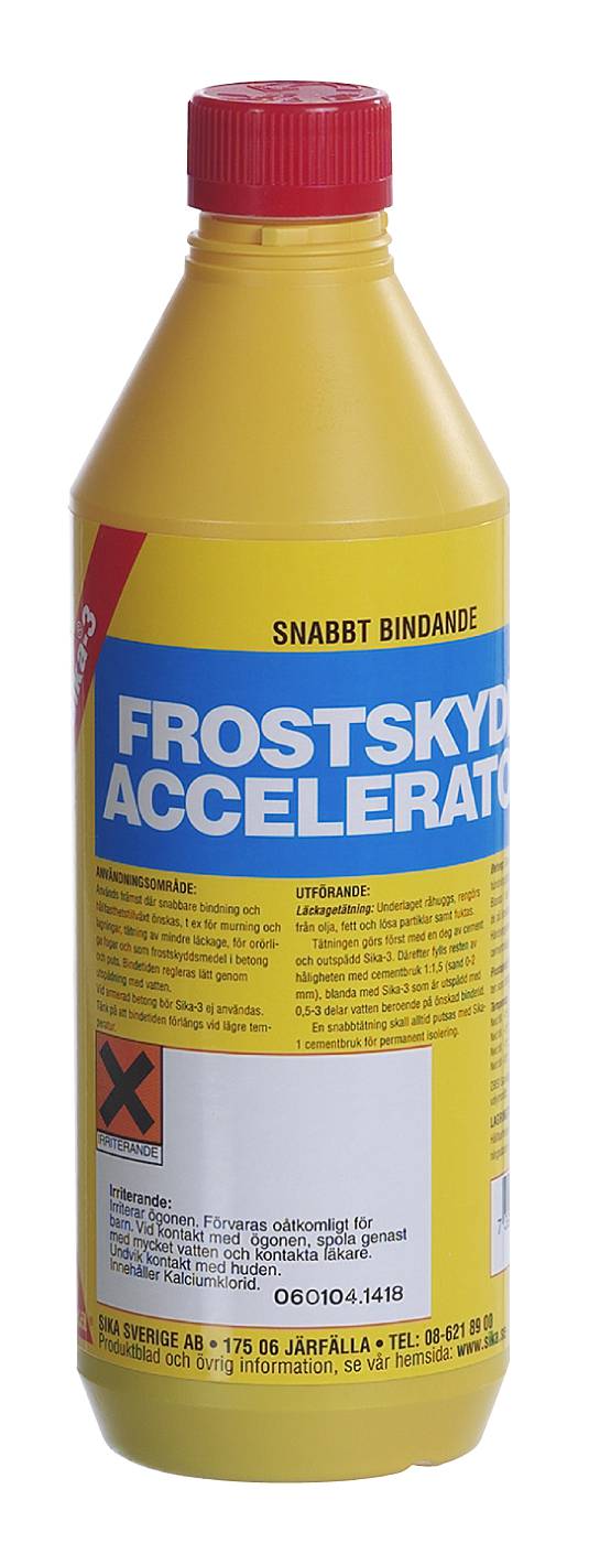 Frostskyddsmedel, snabbt bindande cementtillsats Sika-3 – bild 1