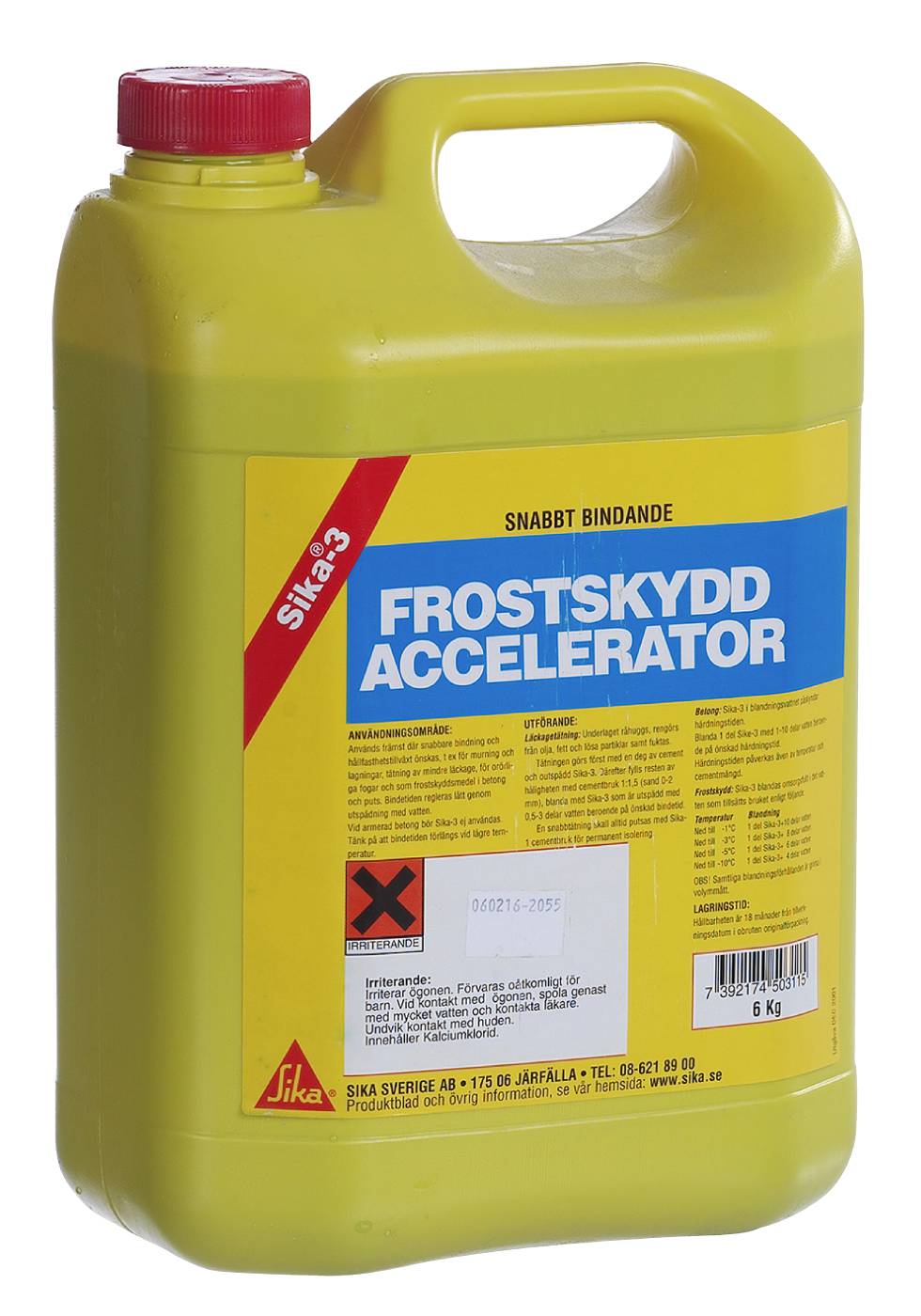 Frostskyddsmedel, snabbt bindande cementtillsats Sika-3 – bild 2