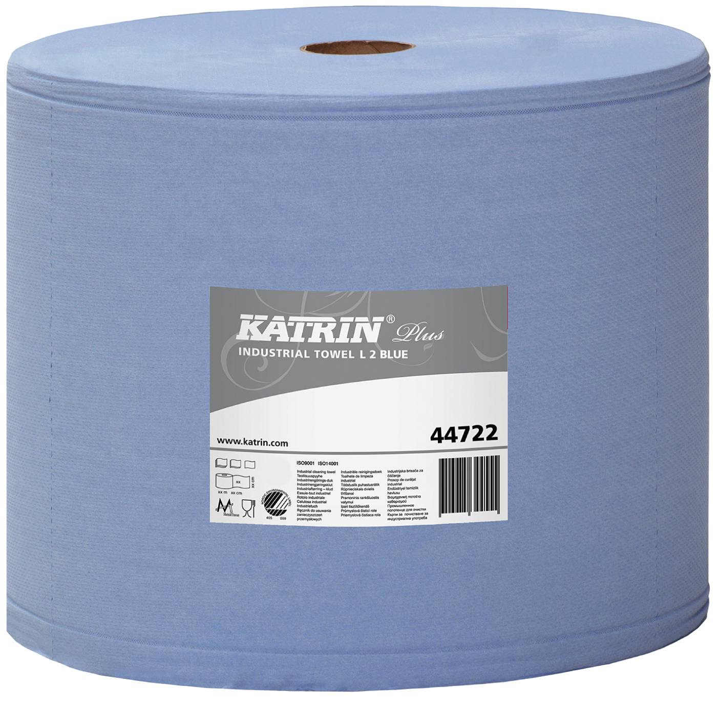 Torkpapper Katrin Plus L 2 blå – bild 2