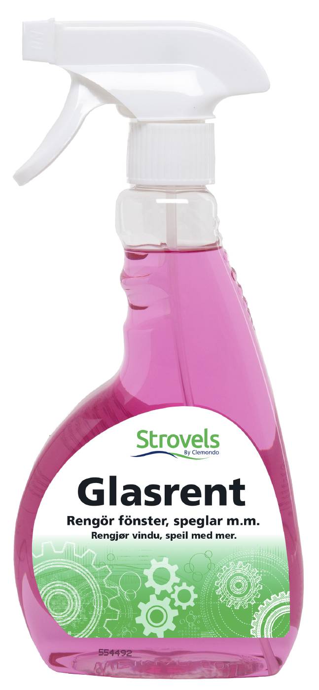 Glasputsmedel Glasrent Strovels