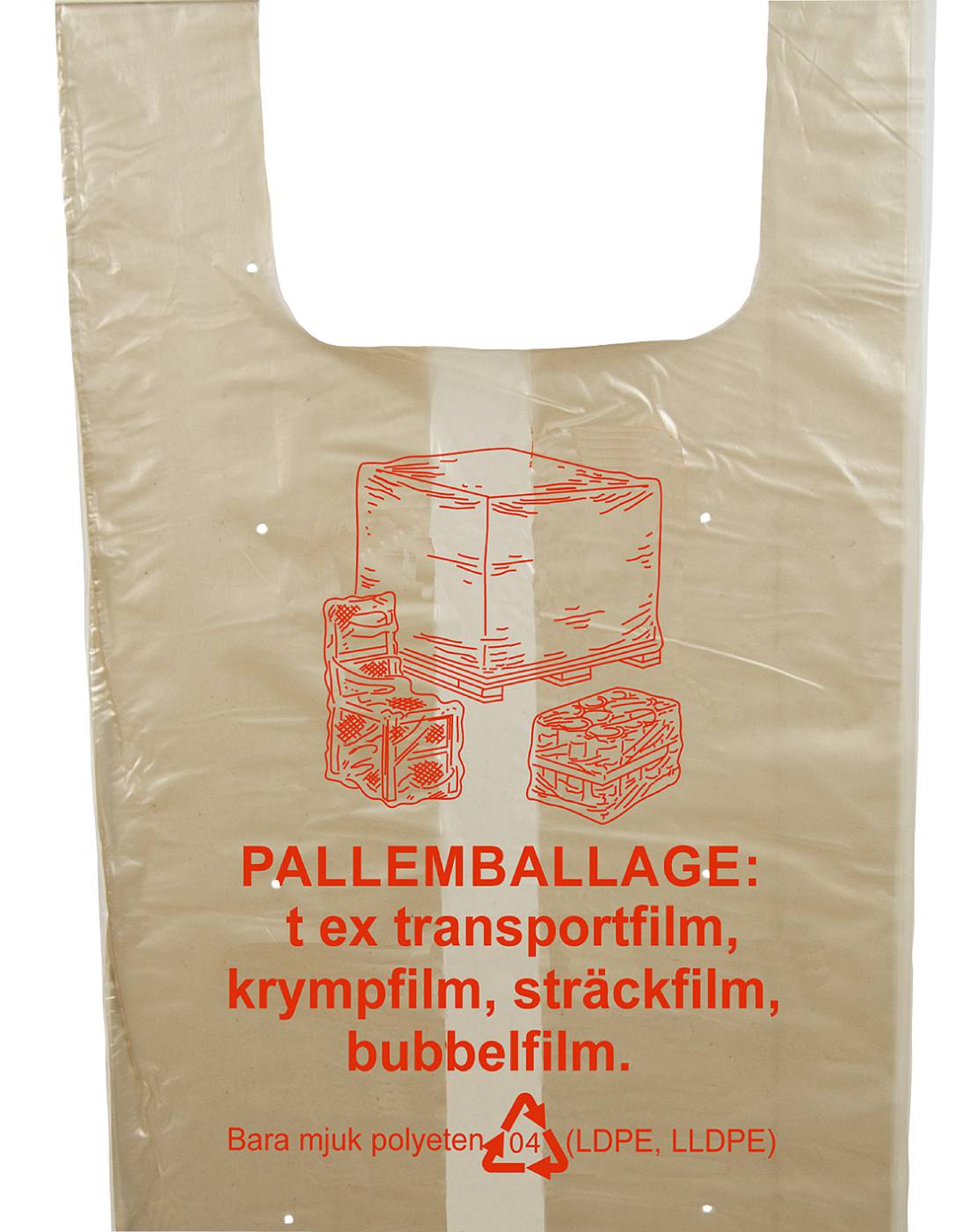 Sopsäck i plast 240 liter