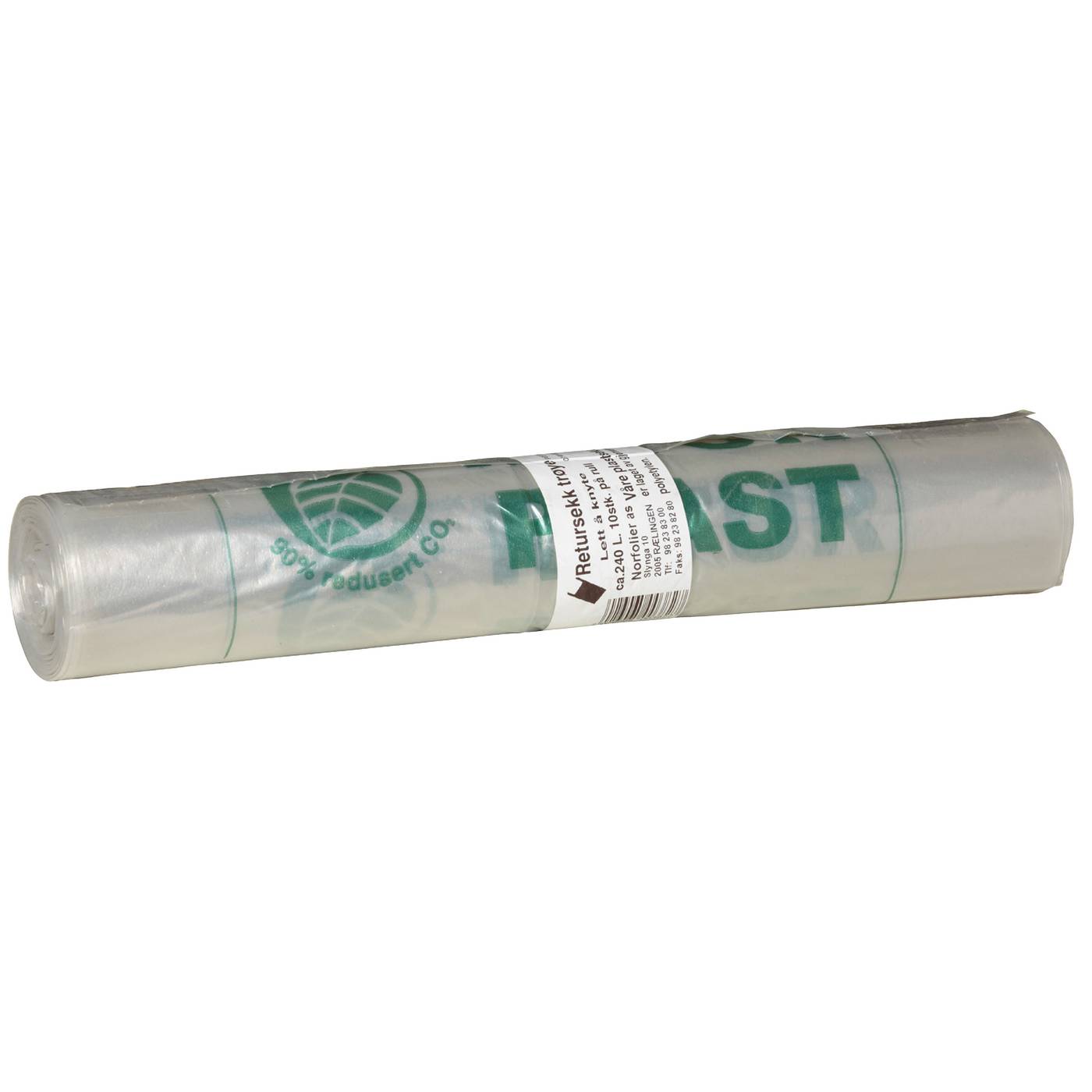 Sopsäck i plast 240 liter – bild 3