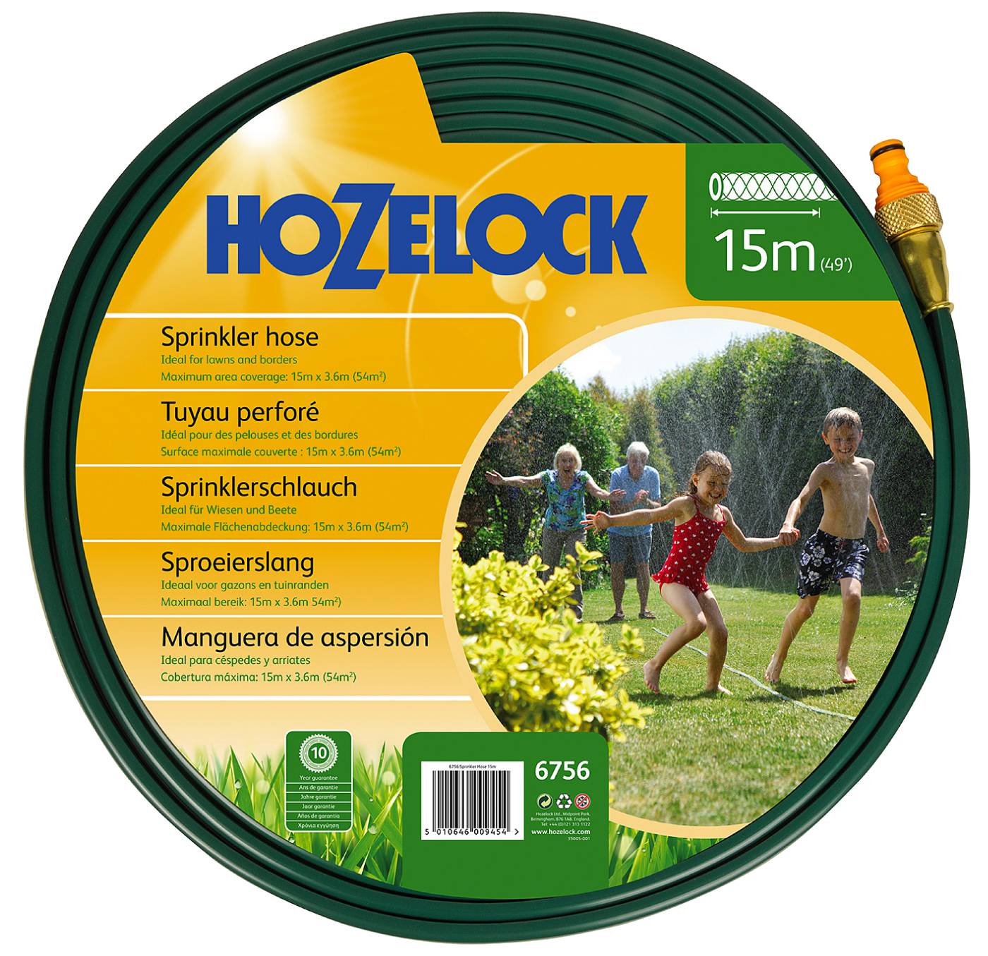 Sprinklerslang 15 m Hozelock