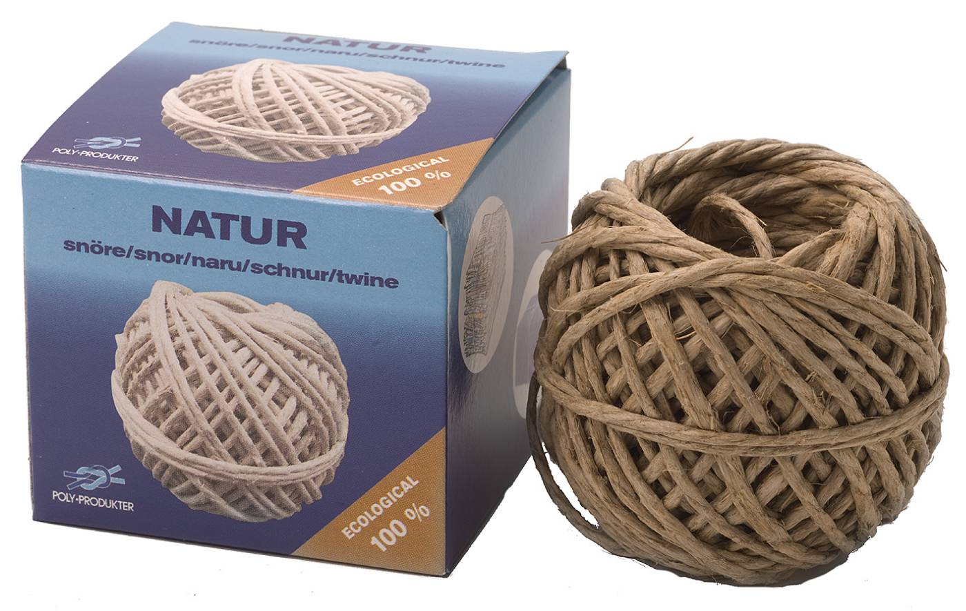 Hushållssnöre NaturSnöret hampa