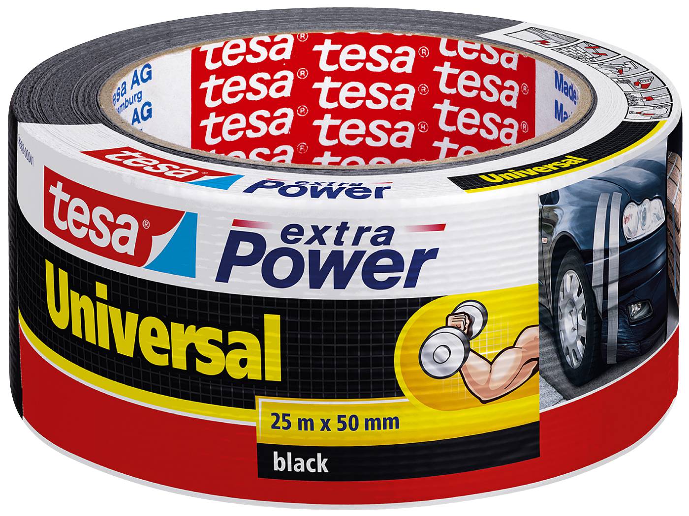 Vävtejp tesa Extra Power Universal