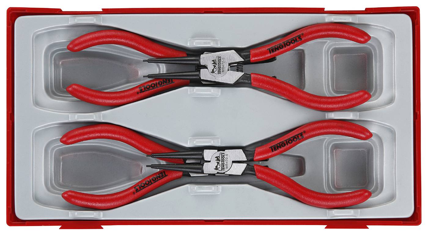 4 delars Spårringstång för in- och utvändiga spårringar Teng Tools TT474-5 – bild 1