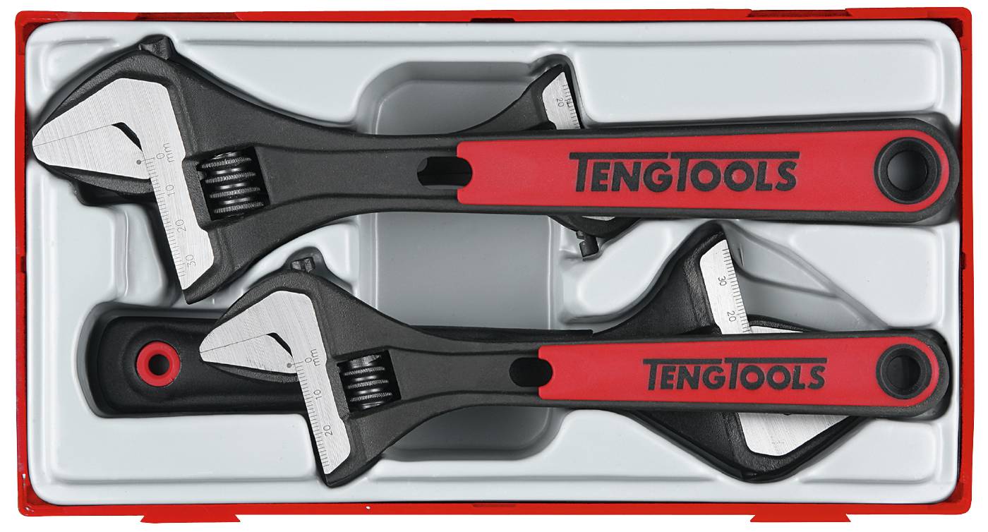 4 delars Skiftnyckelsats Teng Tools TTADJ04 – bild 1