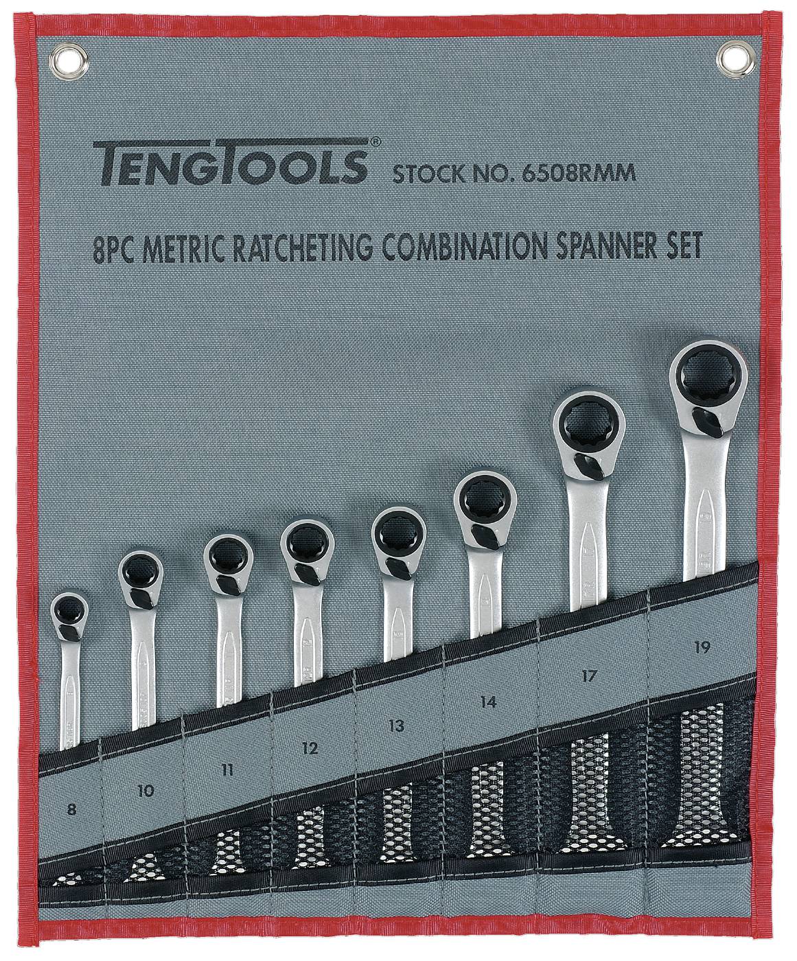 U-ringspärrnyckelsats Teng Tools 6508RMM