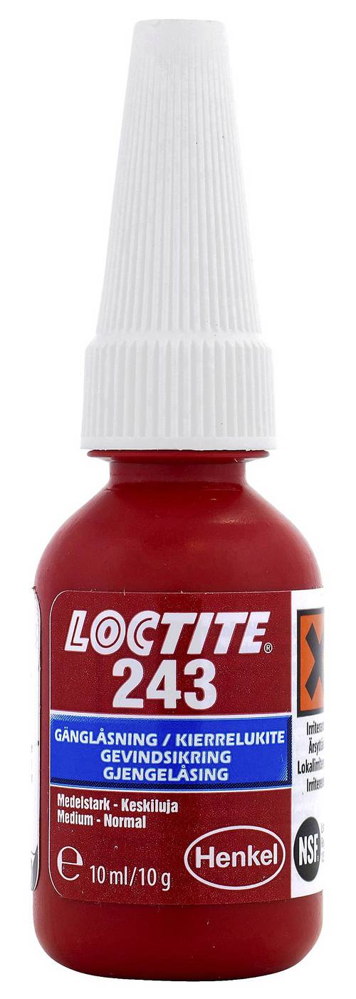 Gänglåsning medelstark Loctite 243