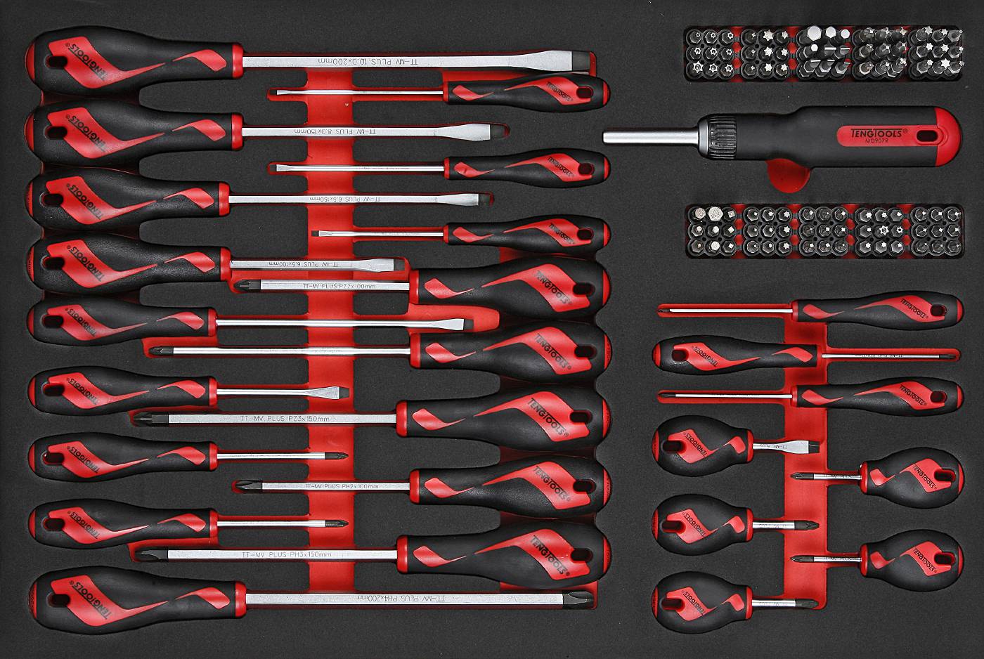 122 delars Skruvmejsel/bits sats Teng Tools TTEMD122N