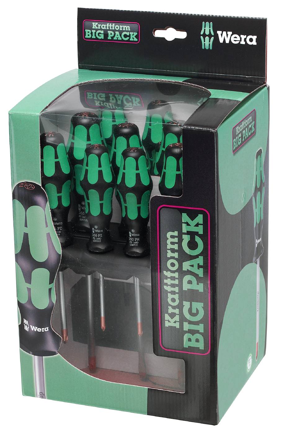Skruvmejselsats Wera Kraftform BIG-PACK