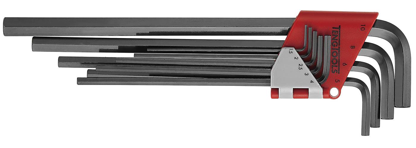 Sexkantnycklar i sats Teng Tools 1479MMRL