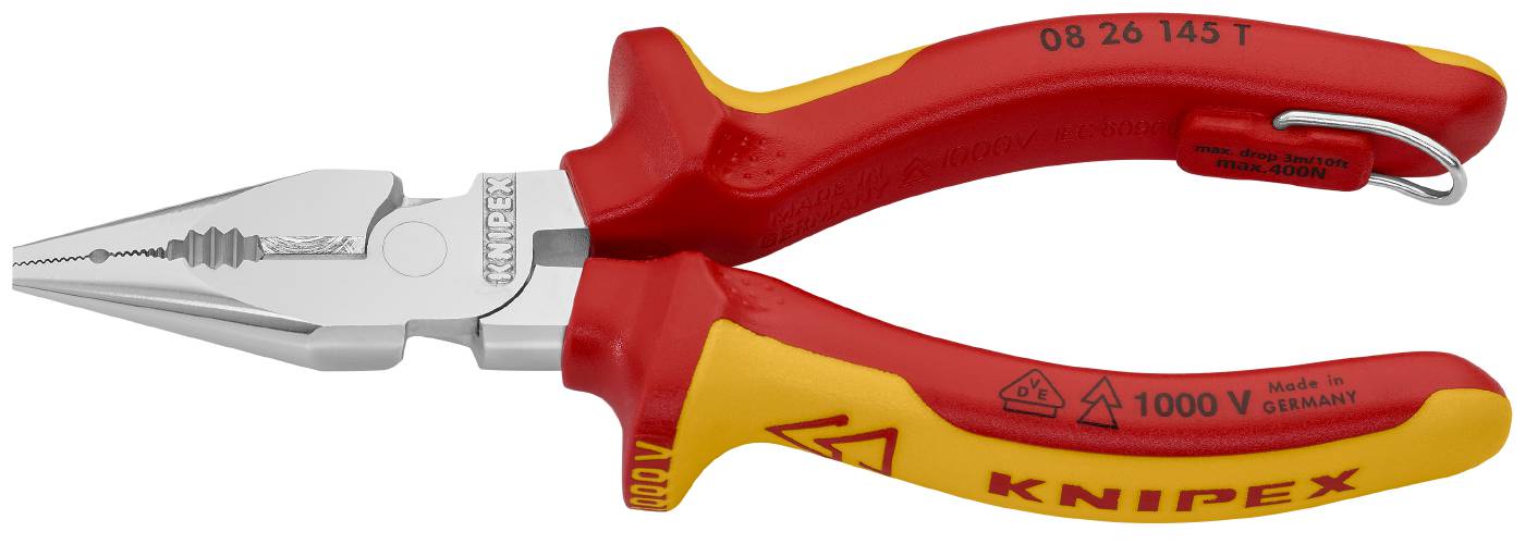 Kombinationstång 1000-volt. Knipex 08 26 145 T/08 26 145/08 25 145 – bild 2