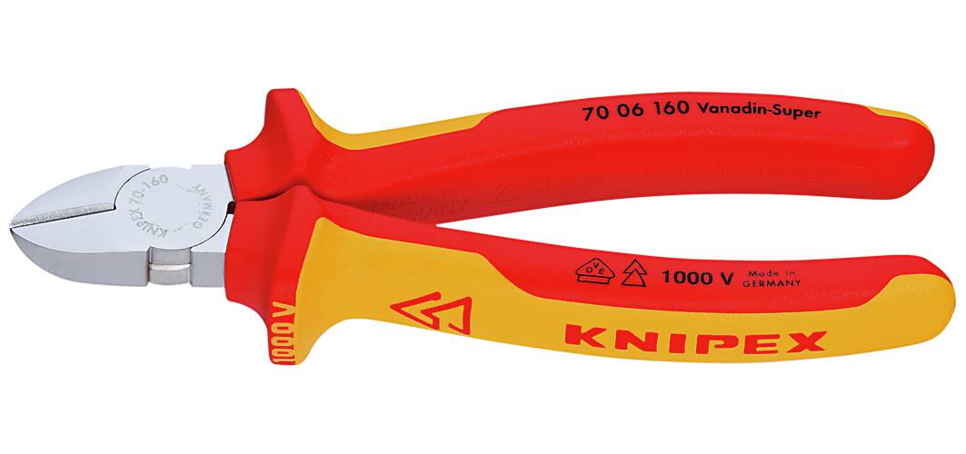 Sidavbitare 1000-volt. Knipex 7006-140 / 7006-160