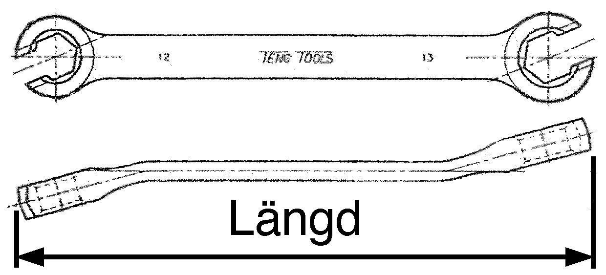 Öppen ringnyckel Teng Tools 661416 – bild 2
