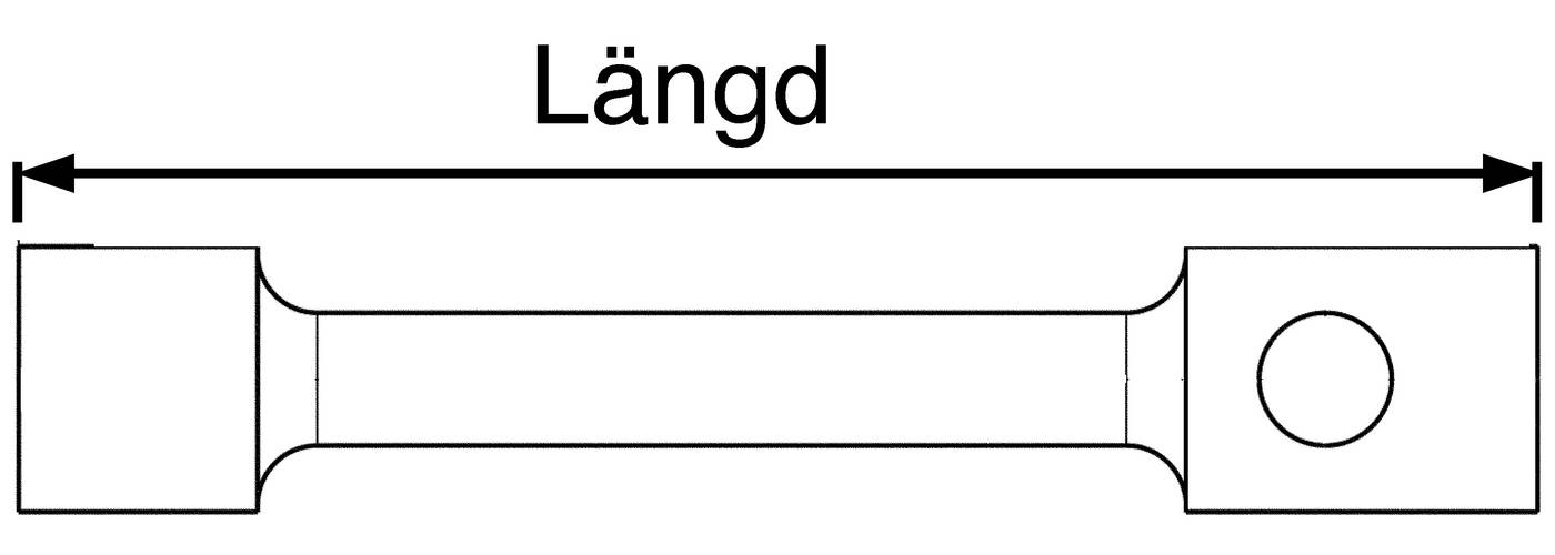 3/8'' lång hylsa med T-handtag. Teng Tools TBSKT07 / TBSKT19 – bild 2
