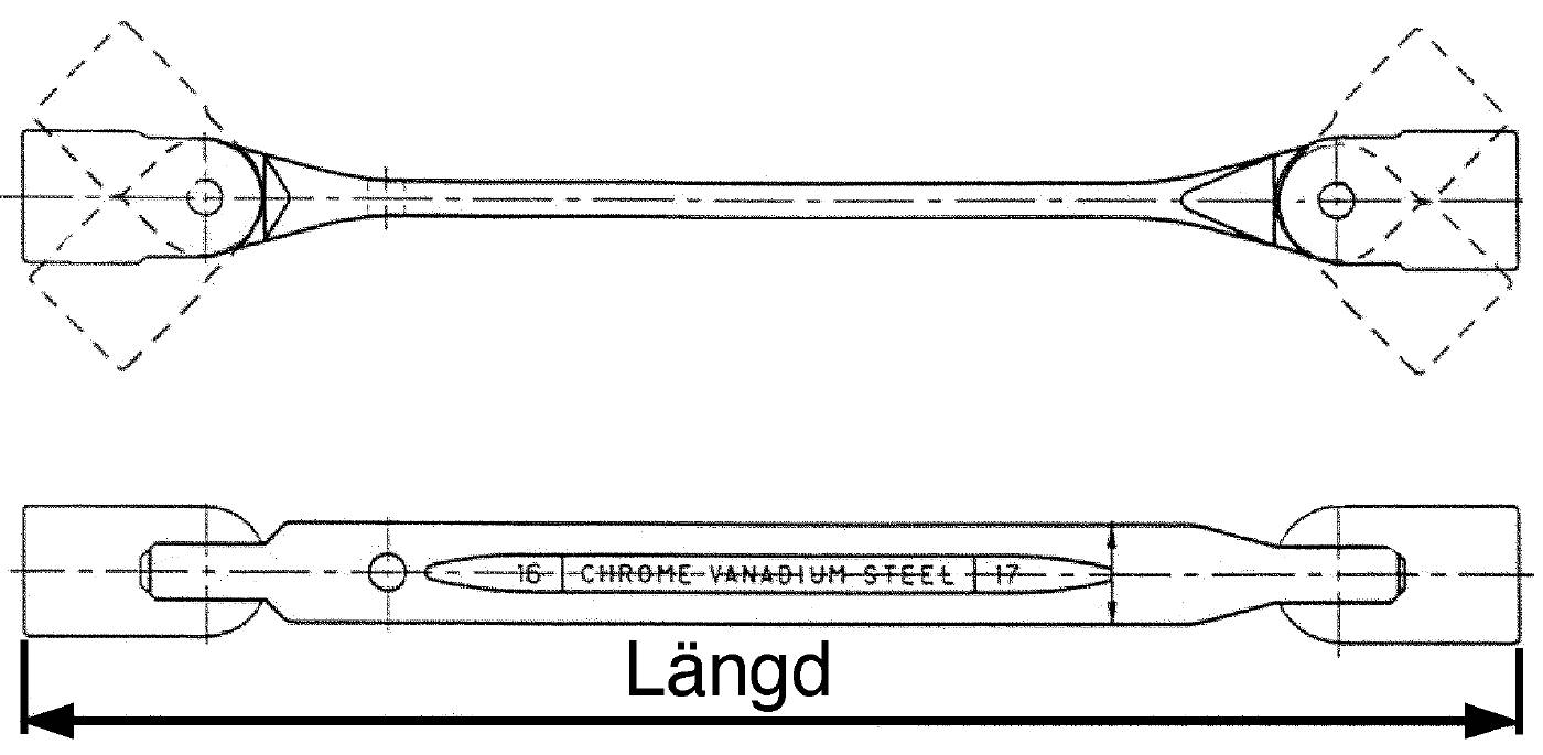 Ledhylsnyckel Teng Tools 650809 / 651819 – bild 2