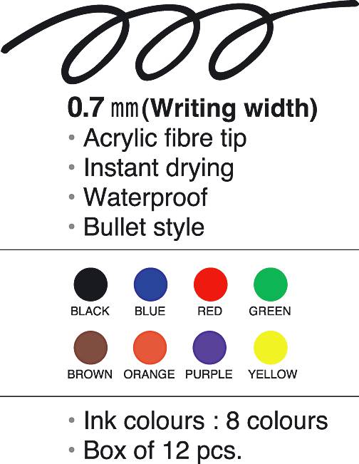Märkpenna Artline 700 – bild 3