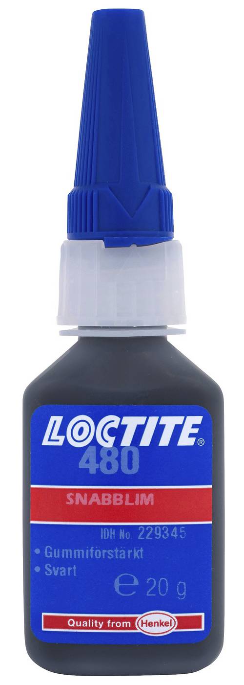 Snabblim slagfast Loctite 480 – bild 1