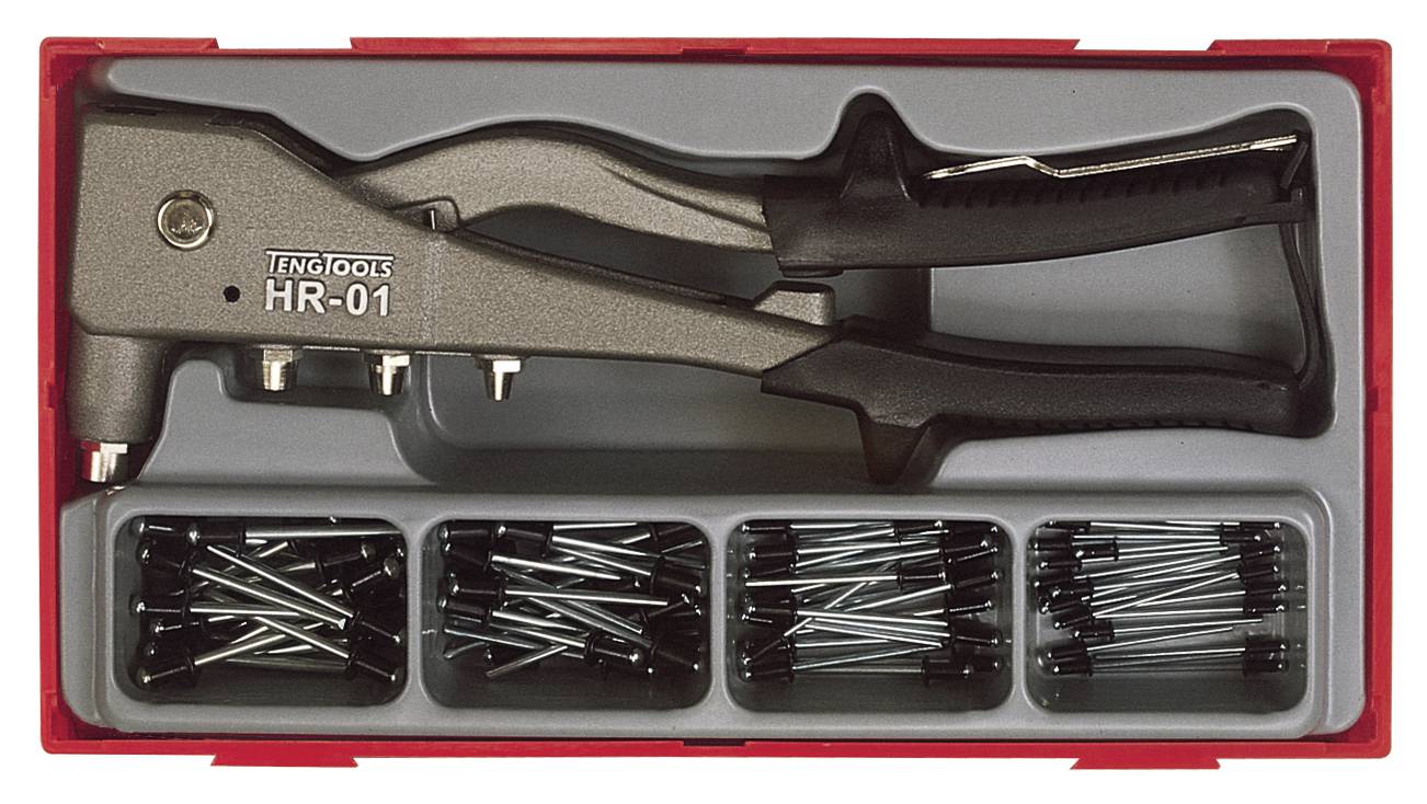 81 delars Nittångsats med nit Teng Tools TTHR81