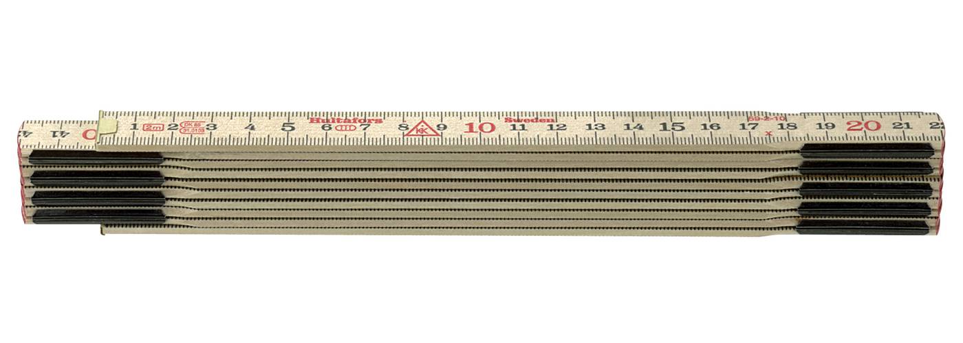 Måttstock (Meterstock) av trä Hultafors 59