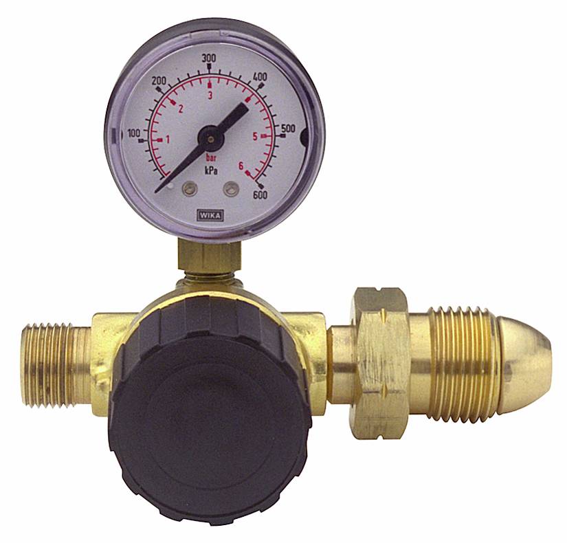 Regulator Sievert med justerbart tryck och manometer