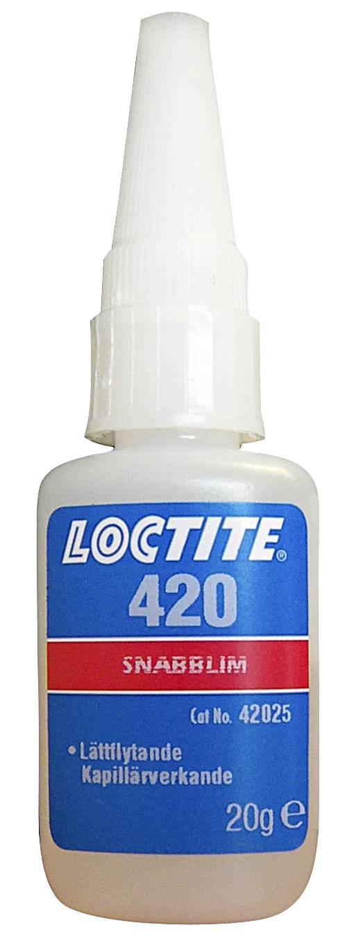 Snabblim Cyanoakrylat Loctite 420